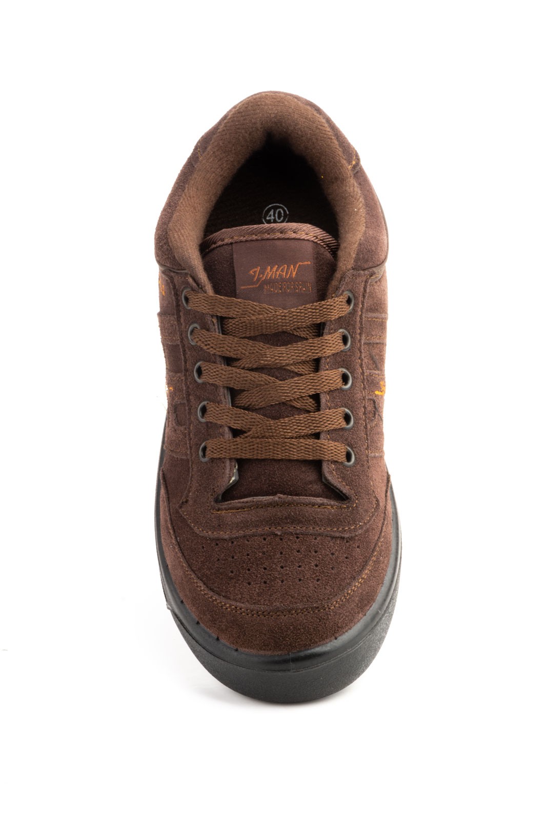 Brown split leather paredes sports shoes