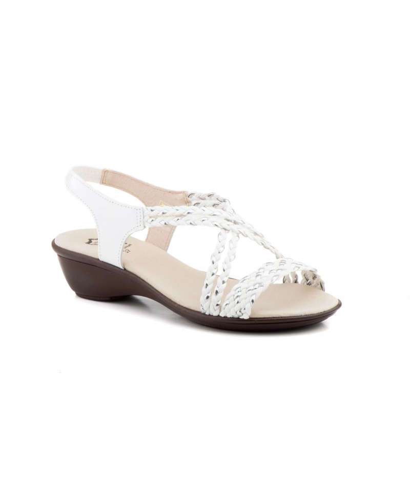 Sandalias Mujer Piel Trenzado Elástico ALTO-ESTILO-323 29,90 €