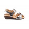 Sandalias Mujer Piel Colores Cuña Velcro ALTO-ESTILO-454 34,90 €