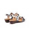 Sandalias Mujer Piel Colores Cuña Velcro ALTO-ESTILO-454 34,90 €